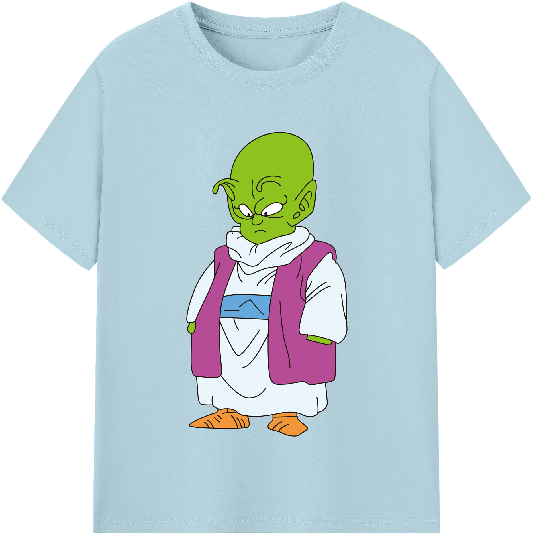 （画像用） ドラゴンボール ピッコロ DRAGON BALL Piccolo 綿100％半袖Tシャツ（フロントプリント）